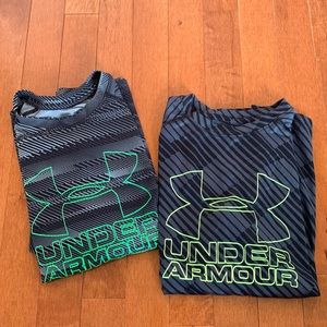 2 Under armour heat gear loose fit tees